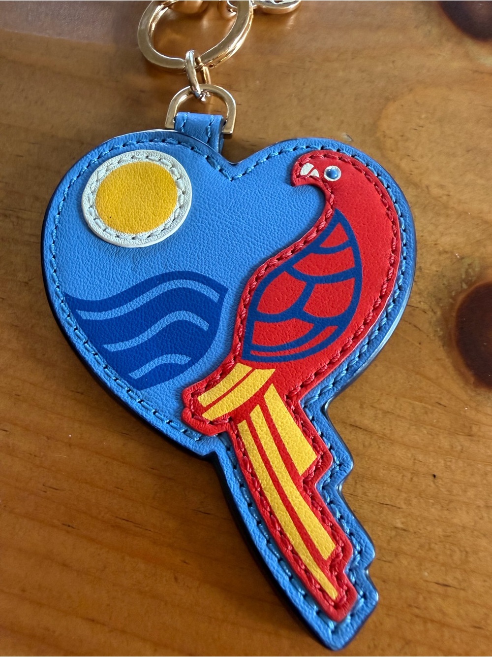 Tory Burch  Parrot Keychain